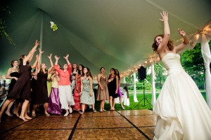 flower-tossing
